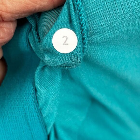 Lululemon Push Ur Limits Tank Top Surge Green /Assorted stripe Size 2 - Picture 8 of 8